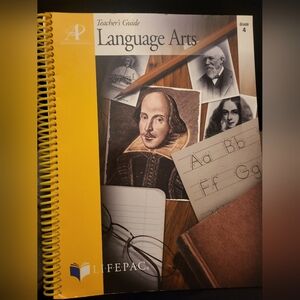 Book Alpha and Omega Lifepac Language Arts Teacher's Guide Grade 4